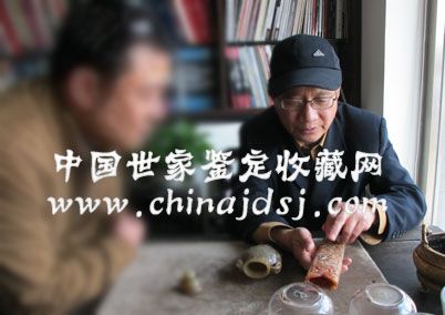 故宫博物院研究员 玉器鉴定专家 张广文 正在为藏友进行鉴定